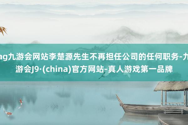 ag九游会网站李楚源先生不再担任公司的任何职务-九游会J9·(china)官方网站-真人游戏第一品牌