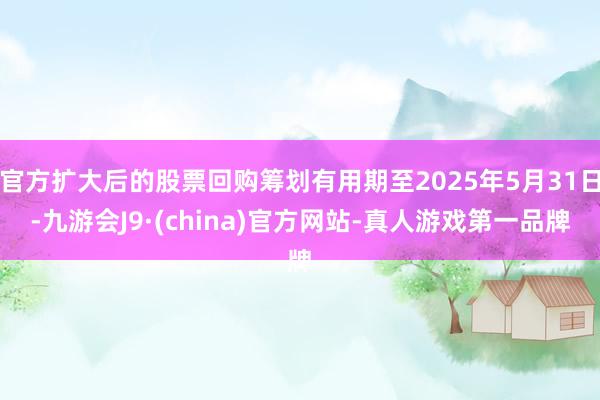 官方扩大后的股票回购筹划有用期至2025年5月31日-九游会J9·(china)官方网站-真人游戏第一品牌