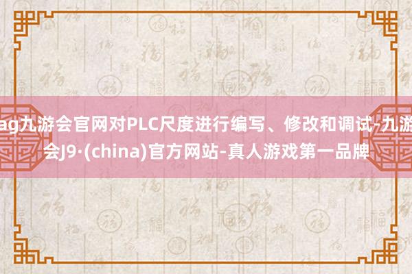 ag九游会官网对PLC尺度进行编写、修改和调试-九游会J9·(china)官方网站-真人游戏第一品牌